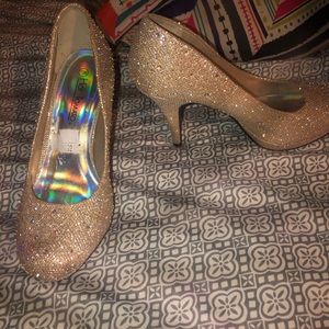 Glitter/sparkle heels